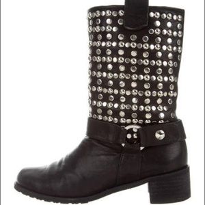 ❤️FLASH SALE❤️Stuart Weitzman Studded Moto Boots